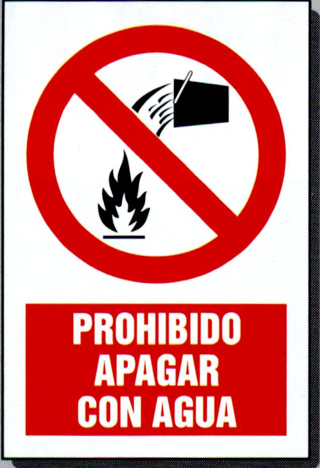 1 Proh apagar con agua  IMAGENES FOTOS DIBUJOS